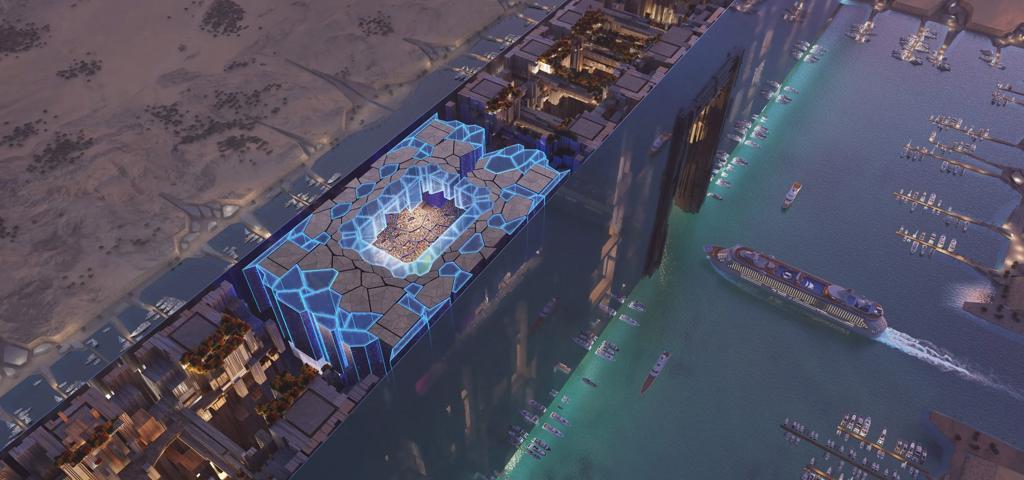 Υπό κατασκευή τα πρώτα 21 εκατ. τ.μ της πόλης The Line στη Σαουδική Αραβία Υπό κατασκευή τα πρώτα 21 εκατ. τ.μ της πόλης The Line στη Σαουδική Αραβία